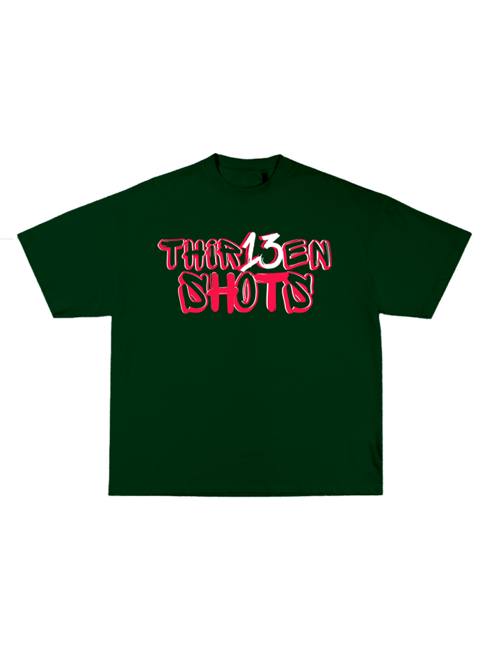 ThirteenShots Oversized Essential T-shirt Poison Green