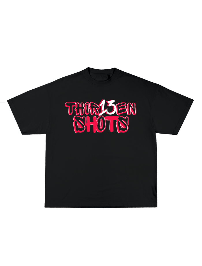 ThirteenShots Oversized Essential T-shirt  Black 