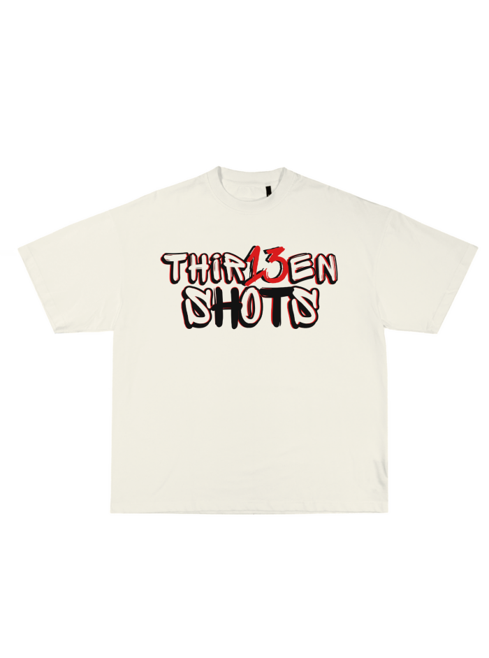 ThirteenShots Oversized Essential T-shirt White